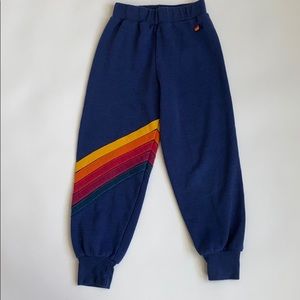 Aviator Nation stripe sweatpants Sz 8